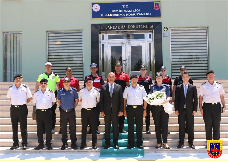 14 Haziran Jandarma Teşkilatının Kuruluş Yıl Dönümü Münasebetiyle İzmir İl Emniyet Müdürlüğünün Birliğimizi Ziyareti  14.06.2022