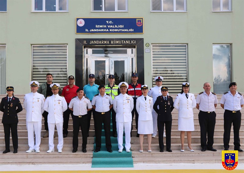 14 Haziran Jandarma Teşkilatının Kuruluş Yıl Dönümü Münasebetiyle  Sahil Güvenlik Komutanlığının  Birliğimizi Tebrik Ziyareti  14.06.2022