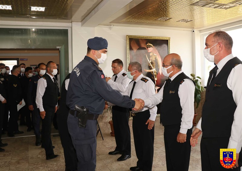 İzmir İl Jandarma Komutanı Tuğgeneral Hüseyin Hilmi ATABAY'ın İzmir İl Jandarma Personeli  Bayramlaşma Faaliyeti  29.04.2022