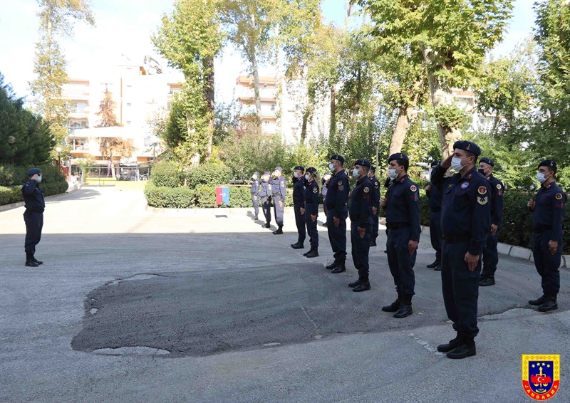 İzmir İl Jandarma Komutanı Tuğgeneral Hüseyin Hilmi ATABAY'ın Tire  İlçe Jandarma Karakol Komutanlığını Denetleme Faaliyeti  11.11.2021