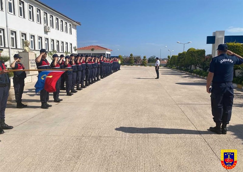 İzmir İl Jandarma Komutanı Tuğgeneral Hüseyin Hilmi ATABAY'ın Çeşme İlçe Jandarma Karakol Komutanlığını Denetleme Faaliyeti 02.06.2022