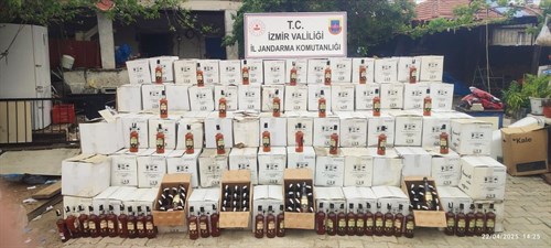 Jandarmadan Sahte Bandrollü İçki Operasyonu
